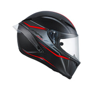 Casco AGV Pista GP Gran Premio Rosso lateral derecho mecanismo XQRS metálico soportes Tear-Off
