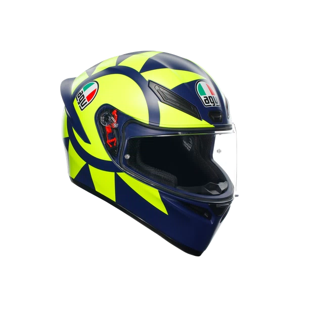 Casco integral AGV K1 S Soleluna 2018 vista frontal diseño solar lunar
