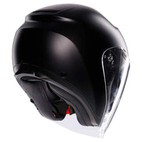 Casco jet AGV negro mate urbano