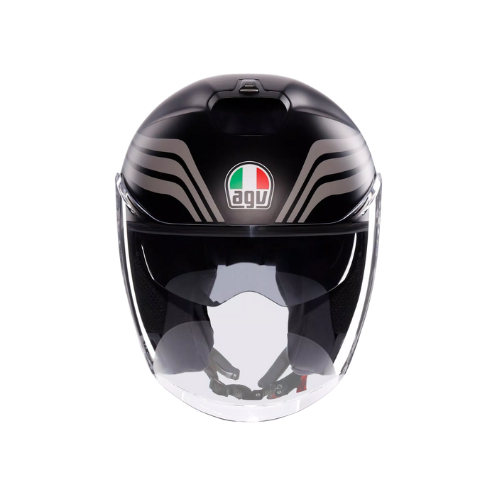 Casco jet AGV premium para moto urbana