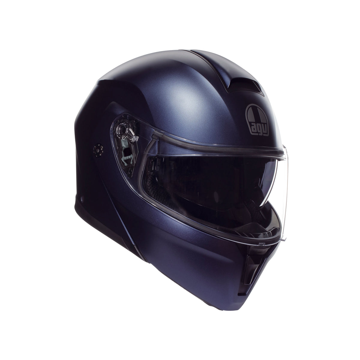 Casco modular para moto AGV Streetmodular Profondo Blue de carbono