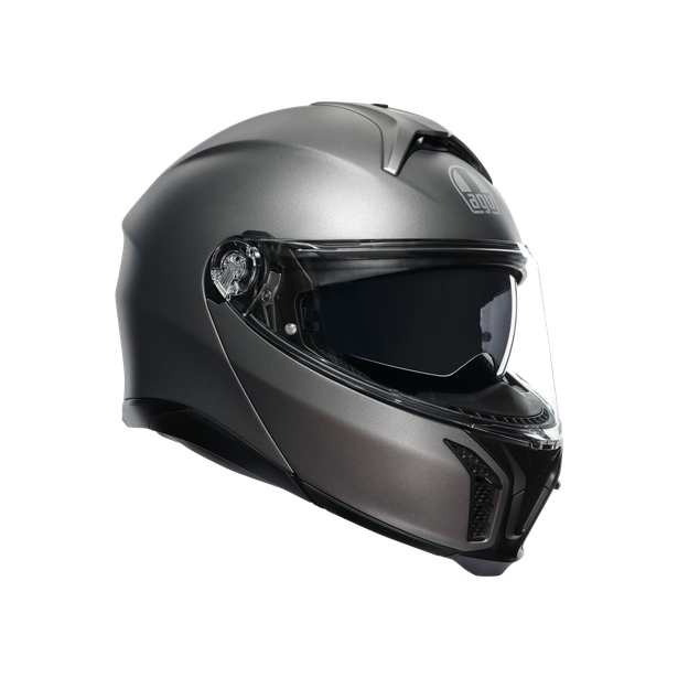 Casco modular para moto AGV Tourmodular Luna Grey Mate touring premium