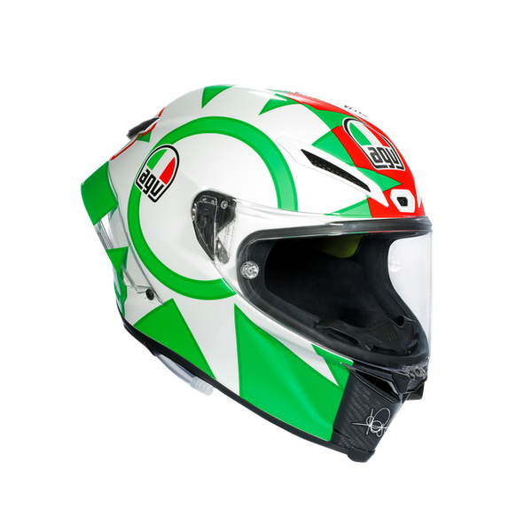 Casco para moto AGV Pista GP R Rossi Mugello 2018 Tricolore con mica transparente incluida