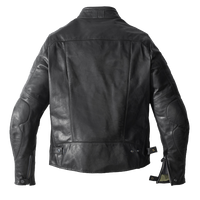 Chamarra SPIDI Vintage Negra estilo café racer de piel auténtica