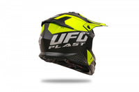 Casco UFO Plast Intrepid amarillo flúor con diseño deportivo moderno