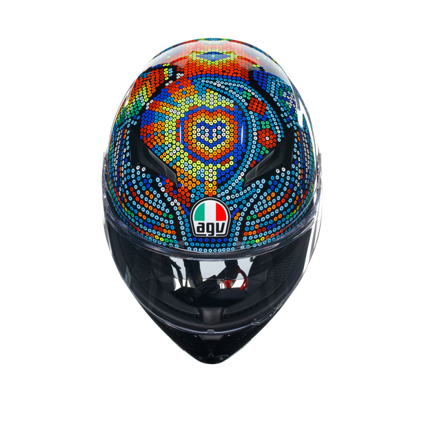 Pantalla parasol integrada casco AGV K3 Rossi Winter Test 2018 