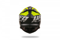 Casco motocross UFO Plast Intrepid amarillo flúor para rutas y senderos