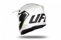 Casco para motocross UFO Plast Intrepid blanco para entrenamiento y competición