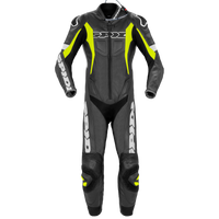 Traje para moto SPIDI Sport Warrior Perforated Pro amarillo de piel