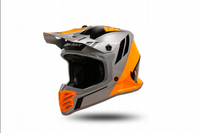 Casco para motocross infantil UFO Plast Korey gris naranja