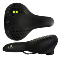Asiento Grande DDK Art. 7667 Negro vista superior para bicicleta