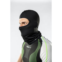 Balaclava Kedra-T de malla técnica vista lateral izquierda ligera y ergonómica
