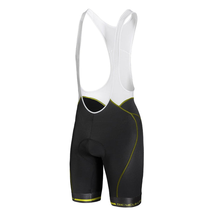 Bib Short de Ciclismo Bicycle Line Anima S Amarillo con Badana X-Stra Berenis