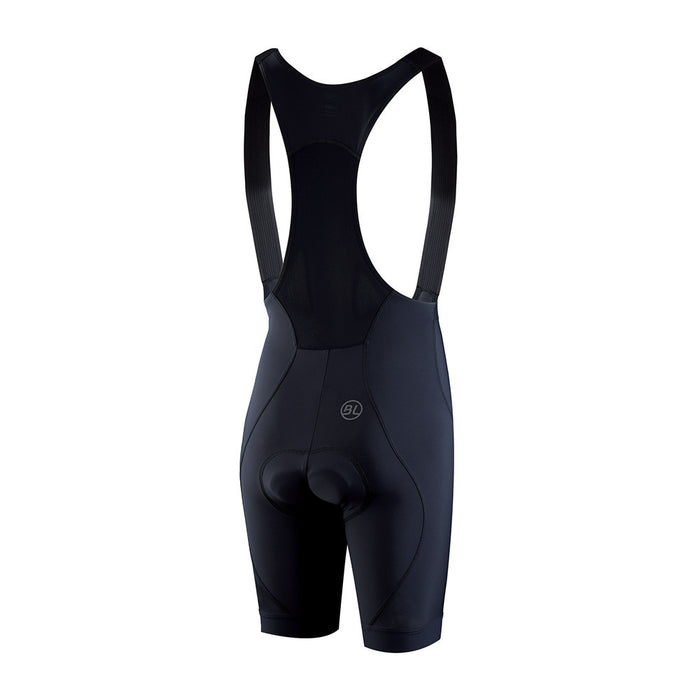 Vista trasera del Bib Short Bicycle Line Caorle Negro