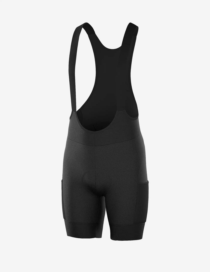 Bib Short de Ciclismo Bicycle Line Fango Negro con Ajuste Anatómico y Soporte Muscular
