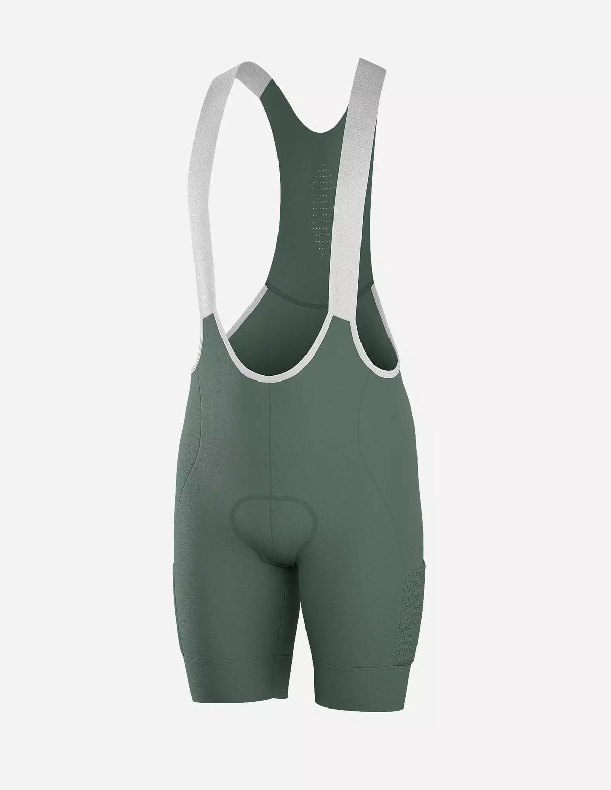 Bib Short de Ciclismo Bicycle Line Sterrato S4 Verde con Badana X-Stra y Bolsillos para Gravel