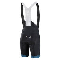 Vista trasera del Bib Short Bicycle Line Treviso Azul