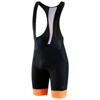 Bib Short de Ciclismo Bicycle Line Universo Naranja con Badana X-Stra y Rooted Gel