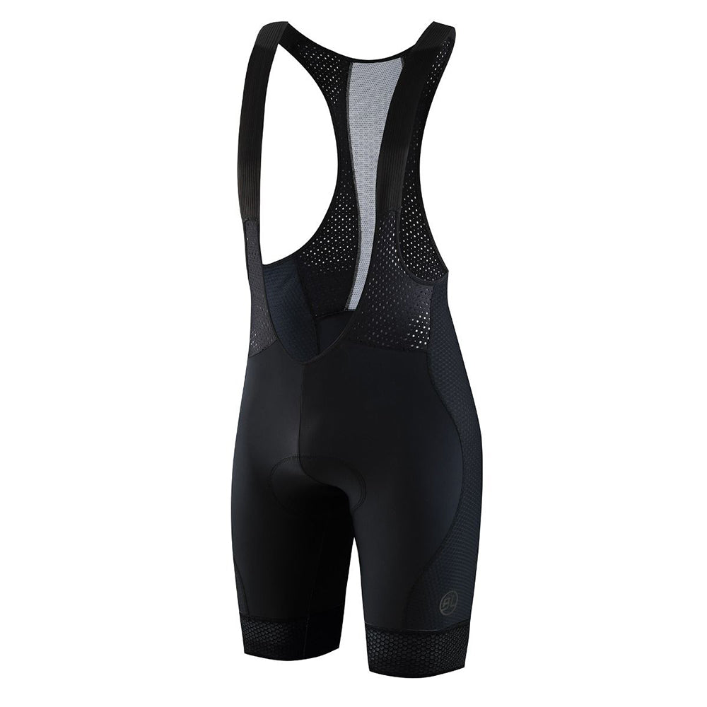 Bib Short de Ciclismo Bicycle Line Universo Negro con Badana de Gel para Largas Distancias