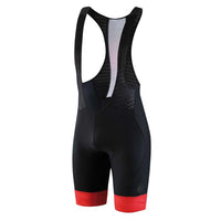 Bib Short de Ciclismo Bicycle Line Universo Rojo con Badana X-Stra y Rooted Gel