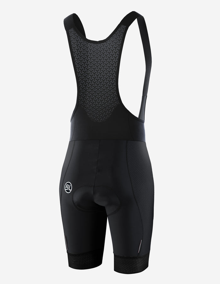 Vista trasera del Bib Short Bicycle Line Universo S2 Negro