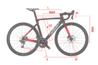 Detalle del cuadro de carbono NH-MOD de la Bicicleta Wilier Cento10 SL