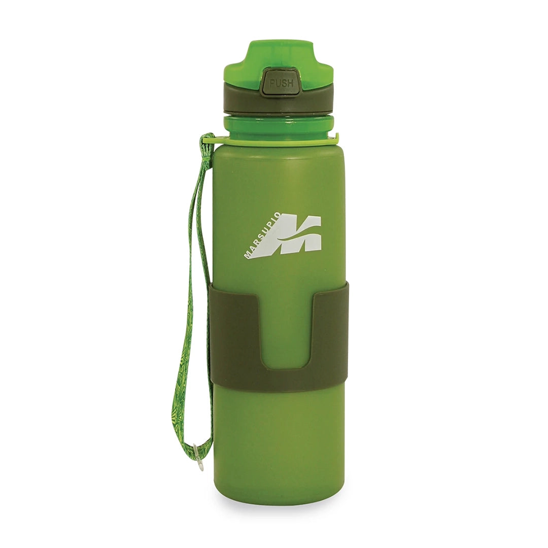 Botella plegable de silicona platinum Marsupio de 650 ml para actividades deportivas