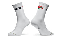 Calcetas Sidi Color 2 negras vista frontal para ciclismo en México