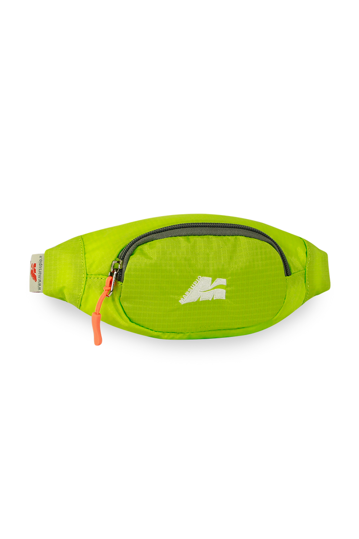 Cangurera Marsupio Baby verde fabricada en nylon 420D para senderismo y viajes