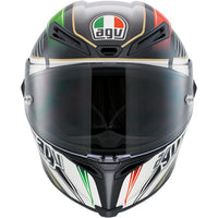 Vista frontal casco AGV Corsa W Racetrack racing
