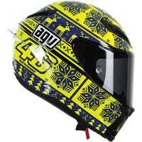 Vista lateral derecha casco AGV Corsa Rossi Winter Test