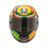 Vista frontal casco AGV GP Tech Rossi Elements