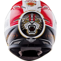 Vista trasera casco AGV GP Tech Simoncelli Limited Edition racing