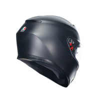 Vista lateral derecha casco AGV K3 negro mate