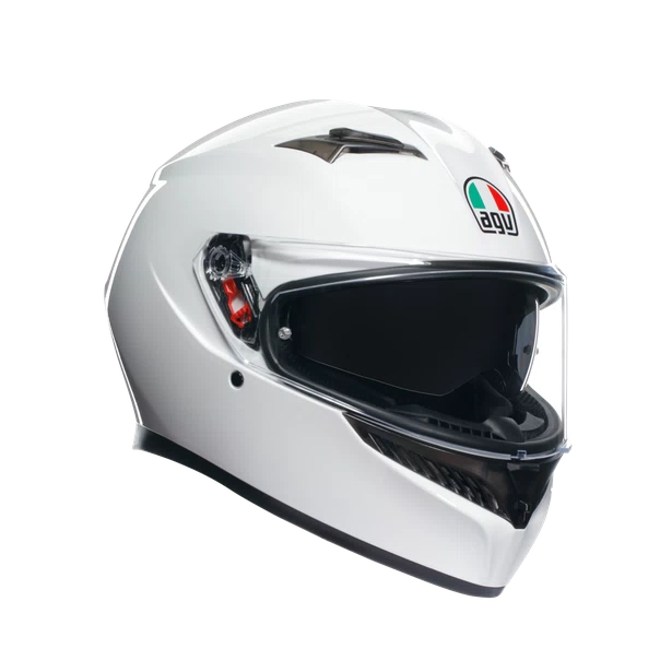 Casco AGV K3 Mono Seta White para carretera y touring