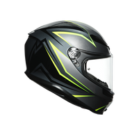 Vista lateral derecha casco AGV K6 Flash