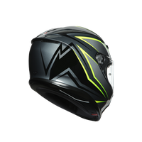 Vista trasera casco AGV K6 Flash sport touring