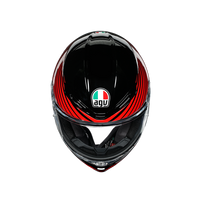 Vista superior casco integral AGV K6 Rush