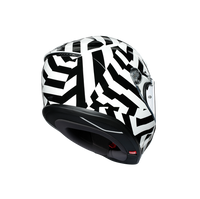 Vista trasera casco AGV K6 Secret sport touring