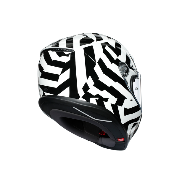 Vista trasera casco AGV K6 Secret sport touring