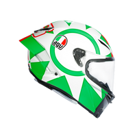 Vista lateral derecha casco AGV Pista GP R Rossi Mugello 2018