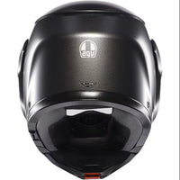 Vista trasera casco modular AGV Streetmodular carbono