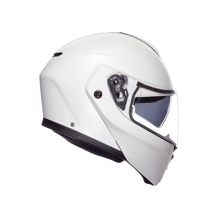 ista lateral derecha casco AGV Streetmodular blanco mate