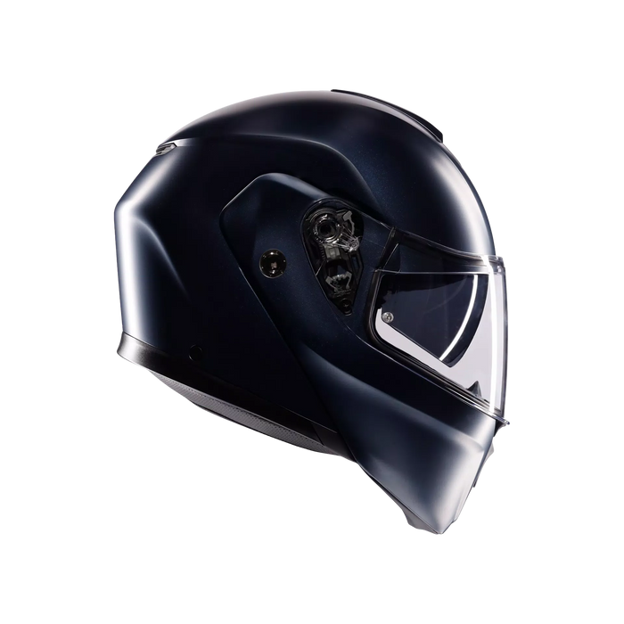 Vista lateral derecha casco AGV Streetmodular Profondo Blue
