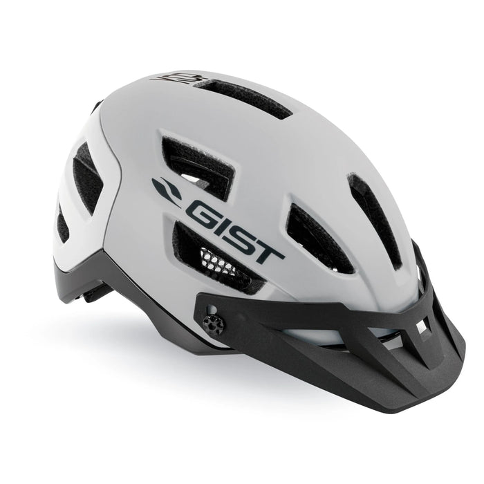 Casco de ciclismo GIST Kop gris aerodinámico y ventilado