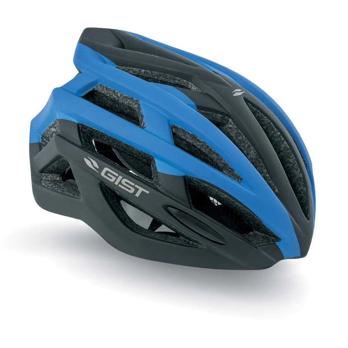 Casco de ciclismo GIST Planet Black Blue aerodinámico y ventilado