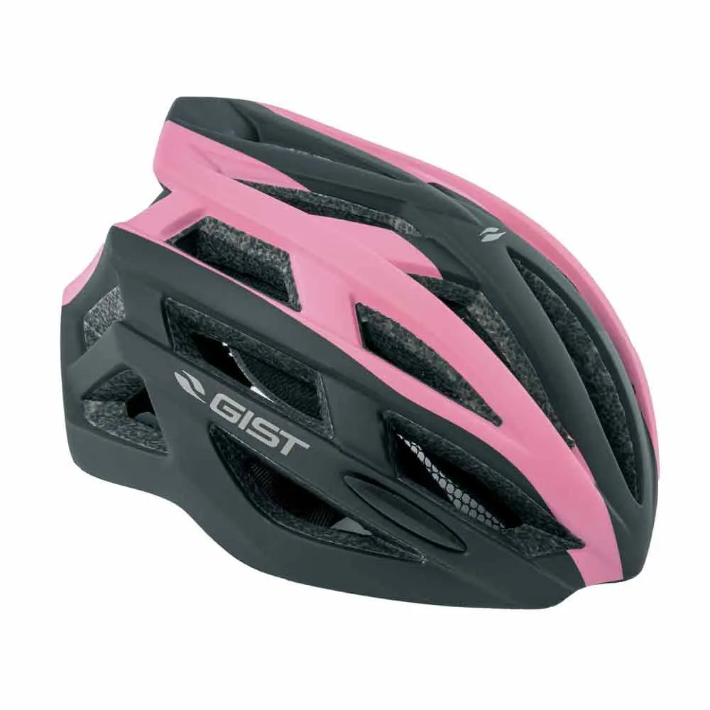 Casco de ciclismo GIST Planet Black Fucsia aerodinámico y ventilado