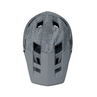 Vista frontal del casco de ciclismo GIST Scrub gris