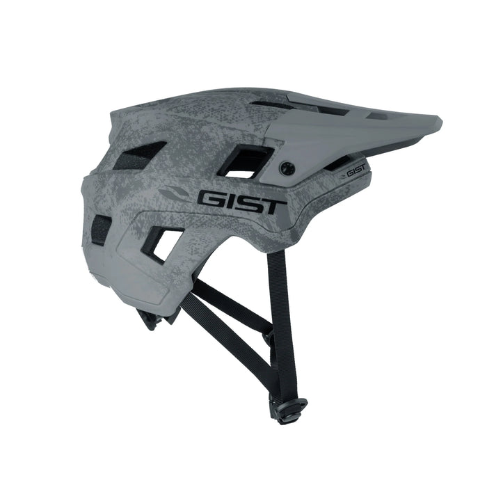 Vista lateral derecha del casco GIST Scrub gris