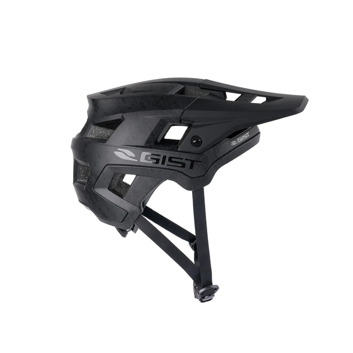 Vista lateral derecha del casco GIST Scrub negro